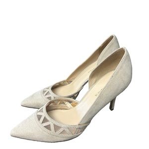 Marc Fisher D’orsay Suede Pointy toe Heels Size 7M